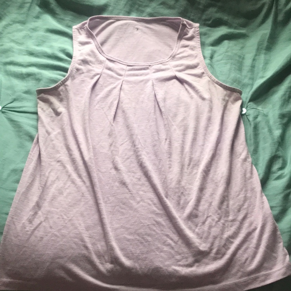 Purple workout tank